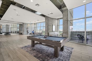 Sky Lounge with Billiards and Ping Pong Tables